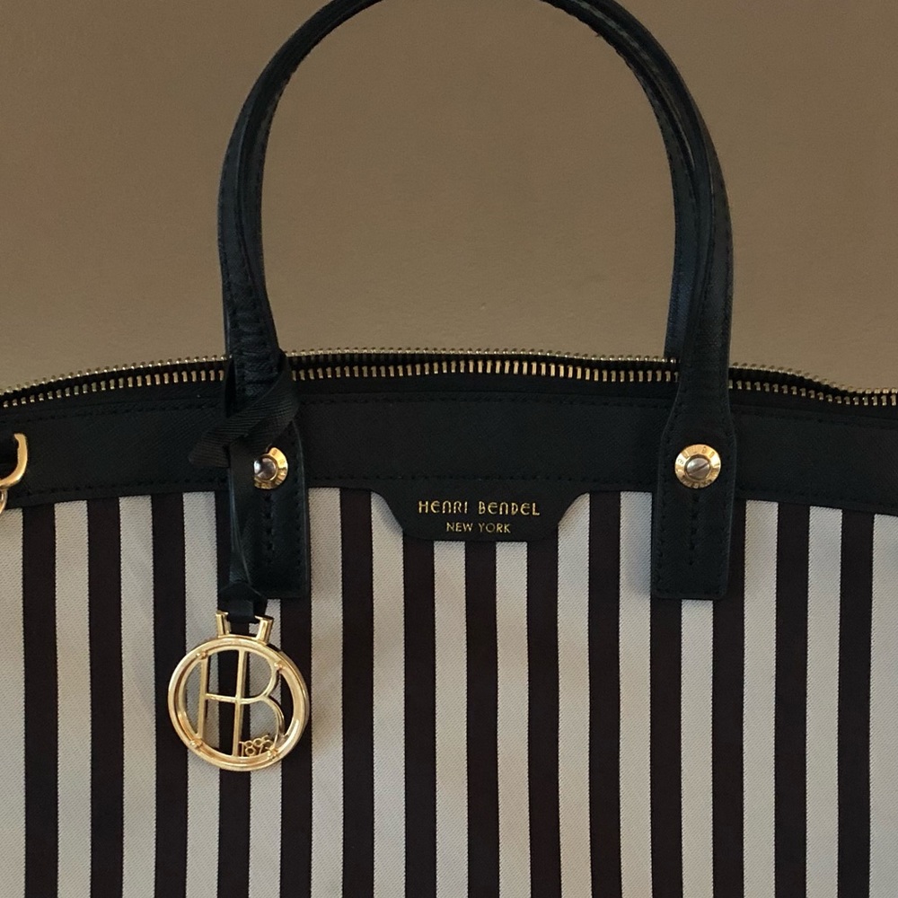 Henri Bendel West 57th Centennial Stripes Bag - Picture 3 of 4